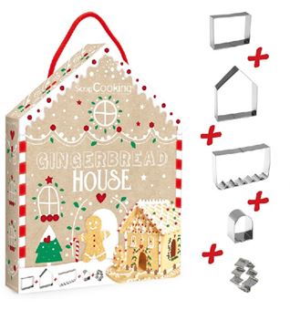 Picture of GINGERBREAD HOUSE KIT 26,5 X 20 X 4 CM